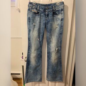 Diesel Louvely Light Blue Denim Jeans